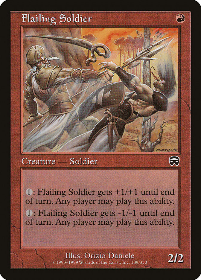 Flailing Soldier [Mercadian Masques] Foil