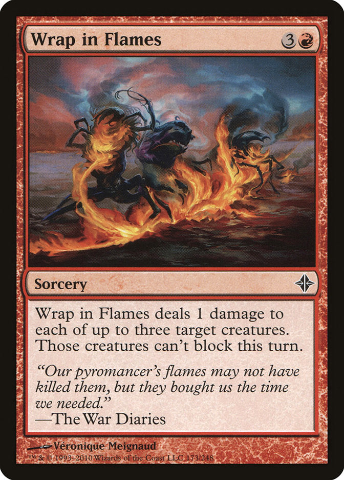 Wrap in Flames [Rise of the Eldrazi] Foil