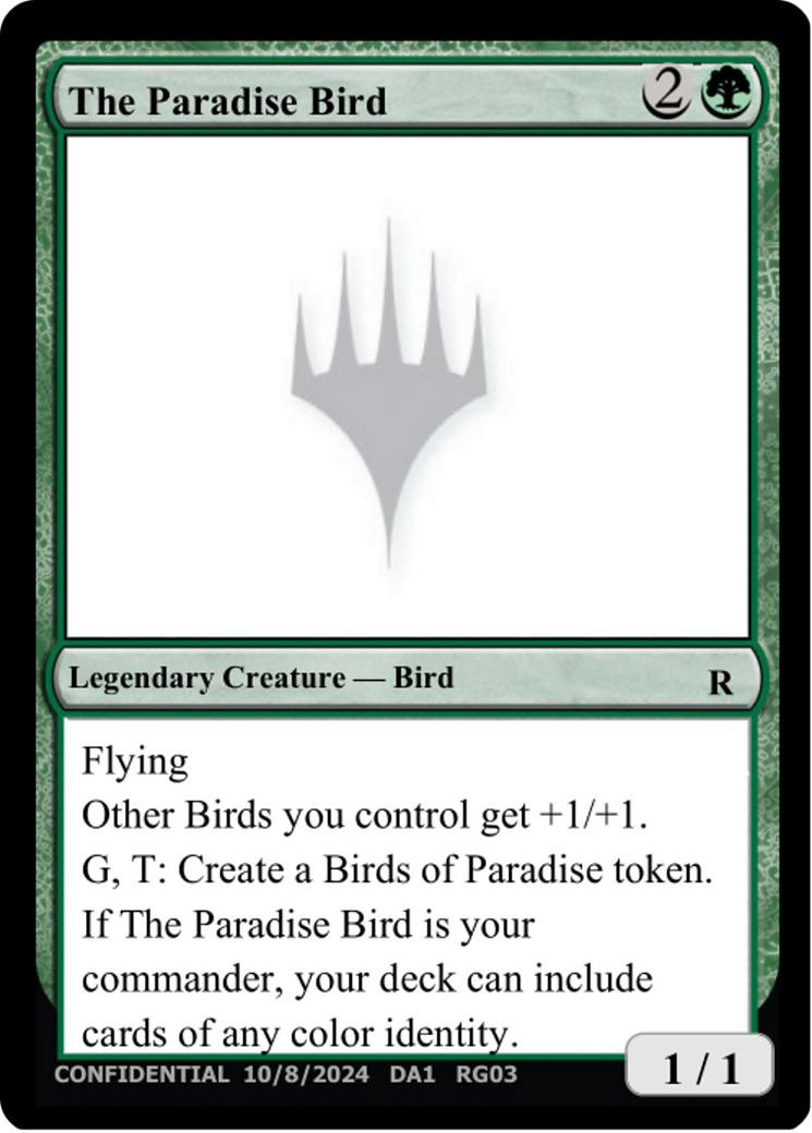 The Paradise Bird  [Unknown Event]