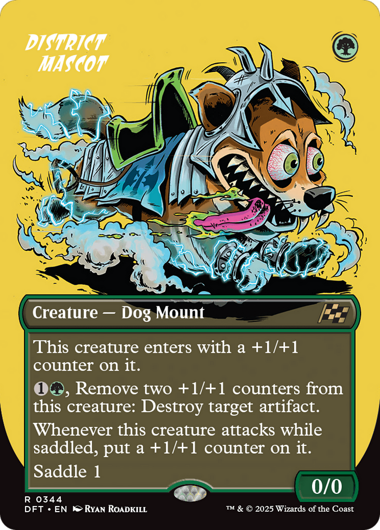 District Mascot (Borderless) [Aetherdrift] Foil