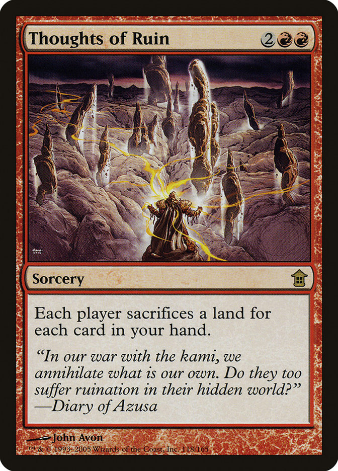 Thoughts of Ruin [Saviors of Kamigawa] Foil