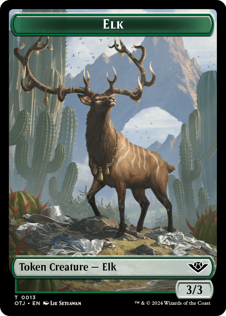 Elk  [Outlaws of Thunder Junction Tokens]