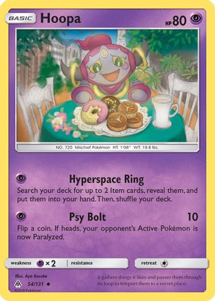 Hoopa (54/131) [Sun & Moon: Forbidden Light] Reverse Holofoil