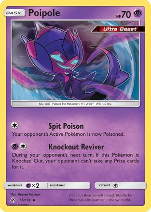 Poipole (55/131) [Sun & Moon: Forbidden Light] Reverse Holofoil