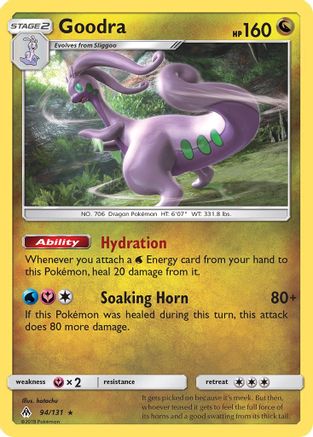 Goodra (94/131) [Sun & Moon: Forbidden Light] Reverse Holofoil