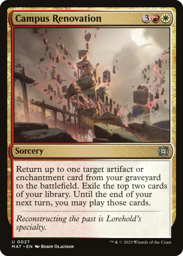 Campus Renovation [March of the Machine: The Aftermath] Foil