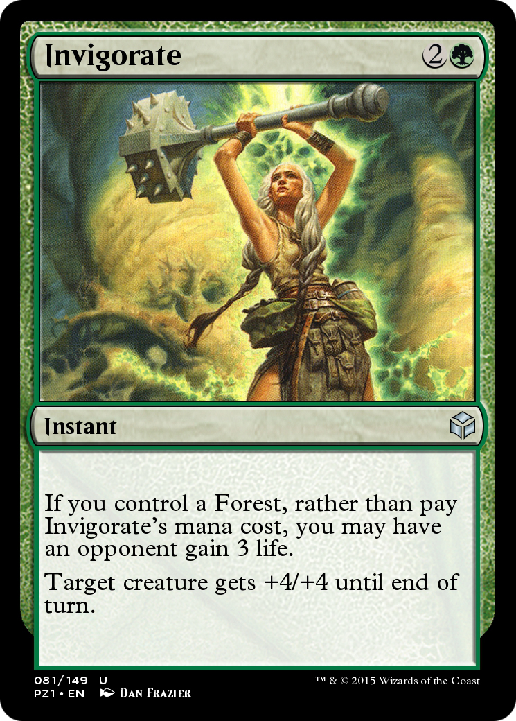 Invigorate  [Legendary Cube Prize Pack] Foil