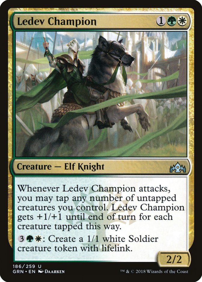Ledev Champion [Guilds of Ravnica] Foil