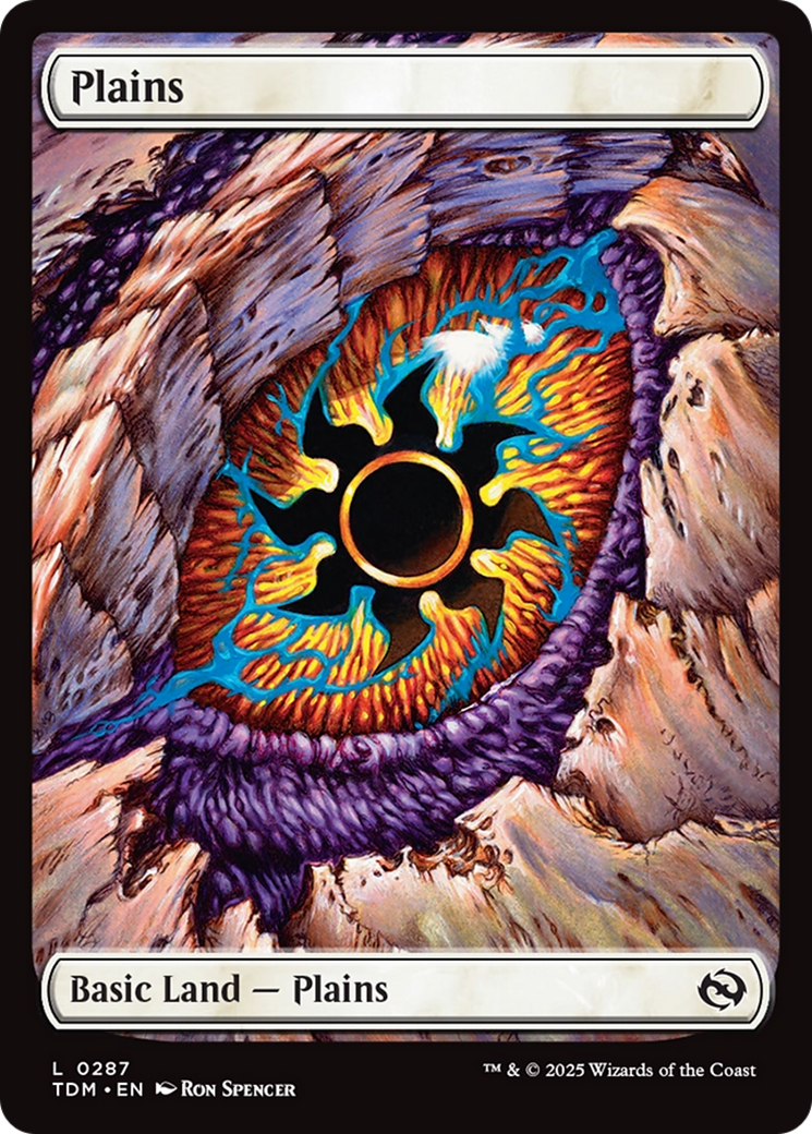 Plains (0287) [Tarkir: Dragonstorm] Foil