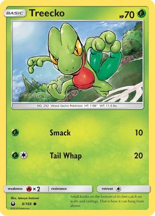 Treecko (8/168) [Sun & Moon: Celestial Storm] Reverse Holofoil