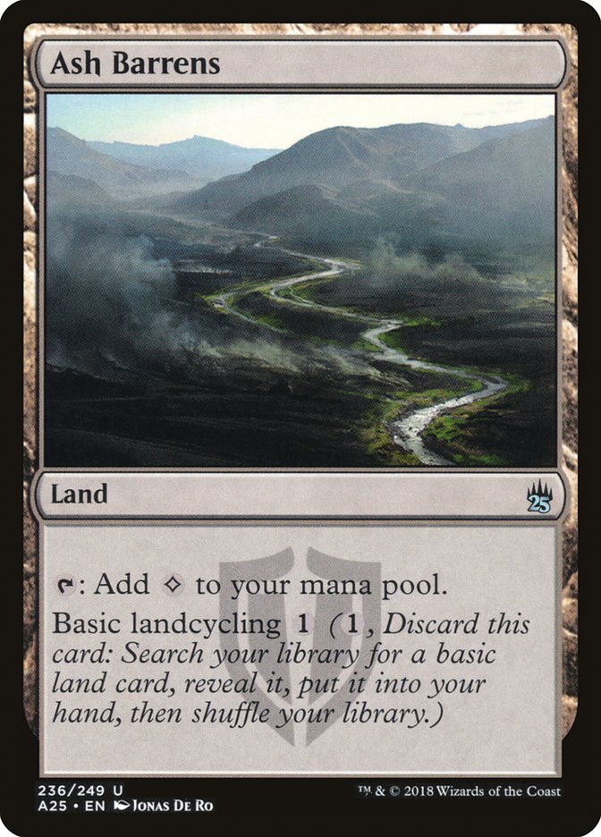 Ash Barrens [Masters 25] Foil