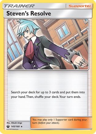 Steven's Resolve (145/168) [Sun & Moon: Celestial Storm] Reverse Holofoil