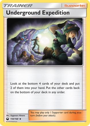 Underground Expedition (150/168) [Sun & Moon: Celestial Storm] Reverse Holofoil
