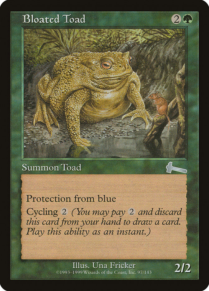 Bloated Toad [Urza's Legacy] Foil