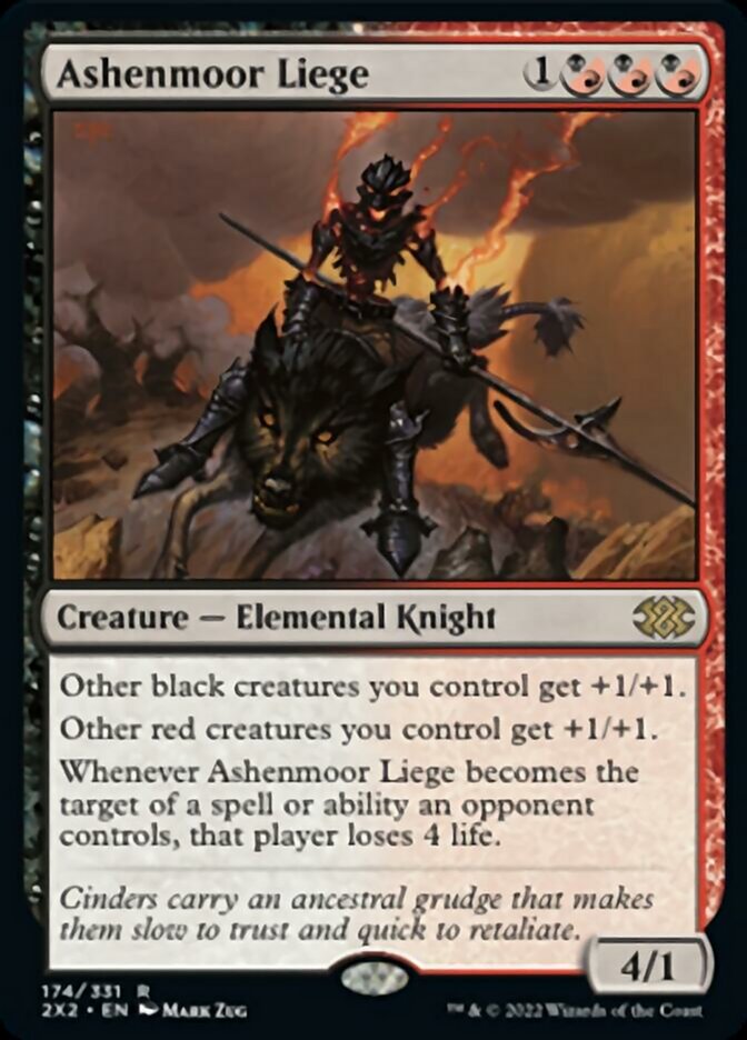 Ashenmoor Liege [Double Masters 2022] Foil