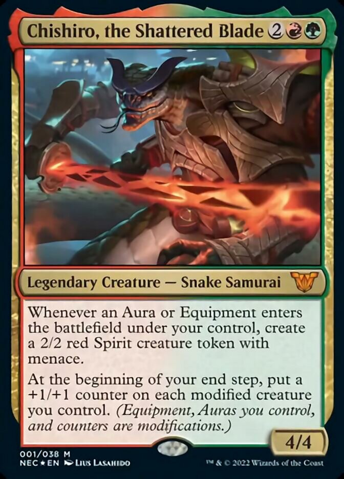 Chishiro, the Shattered Blade [Kamigawa: Neon Dynasty Commander] Foil