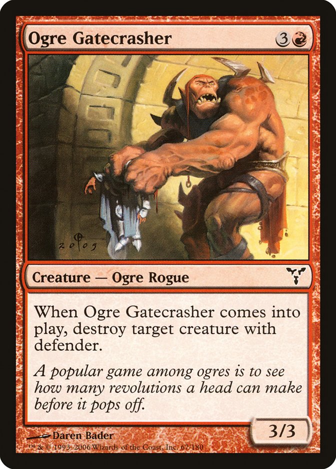 Ogre Gatecrasher [Dissension] Foil