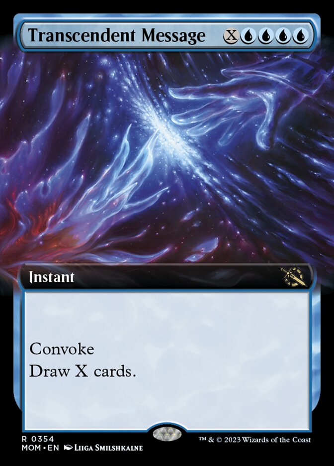 Transcendent Message (Extended Art) [March of the Machine] Foil