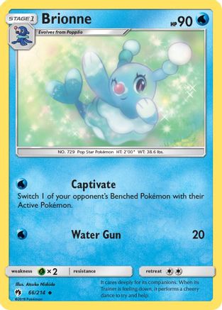 Brionne (66/214) [Sun & Moon: Lost Thunder] Reverse Holofoil