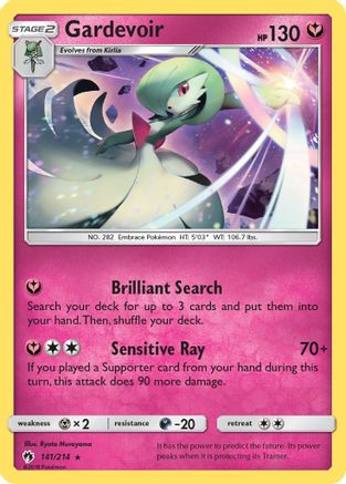 Gardevoir (141/214) [Sun & Moon: Lost Thunder] Reverse Holofoil
