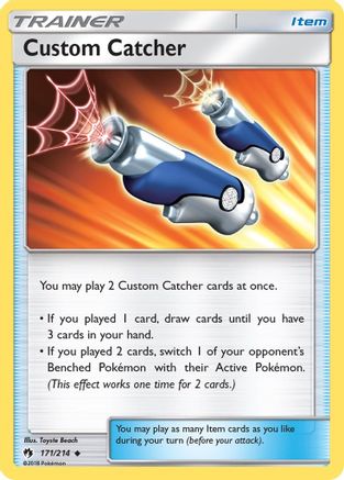 Custom Catcher (171/214) [Sun & Moon: Lost Thunder] Reverse Holofoil
