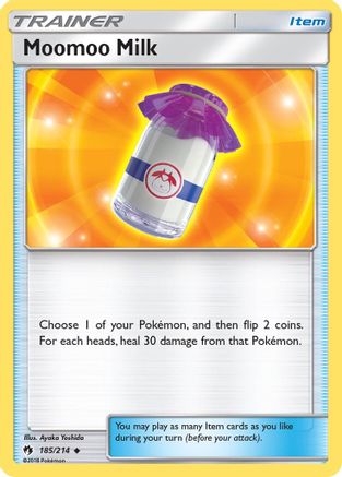 Moomoo Milk (185/214) [Sun & Moon: Lost Thunder] Reverse Holofoil
