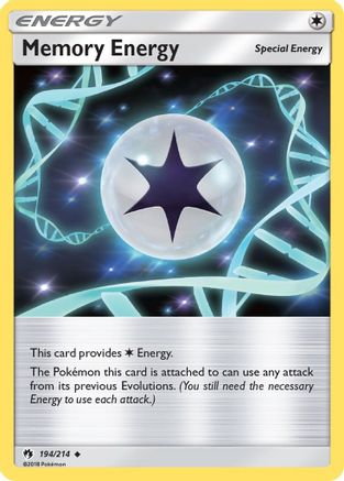 Memory Energy (194/214) [Sun & Moon: Lost Thunder] Reverse Holofoil
