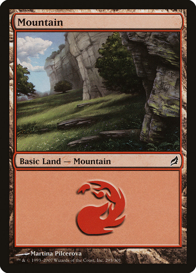 Mountain (295) [Lorwyn] Foil