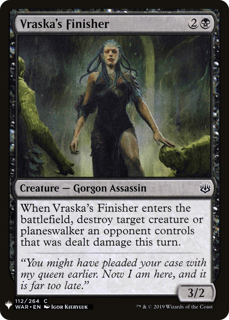 Vraska's Finisher  [The List]