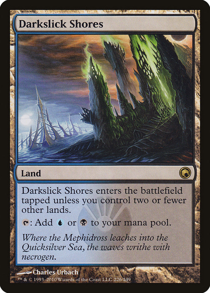 Darkslick Shores [Scars of Mirrodin] Foil