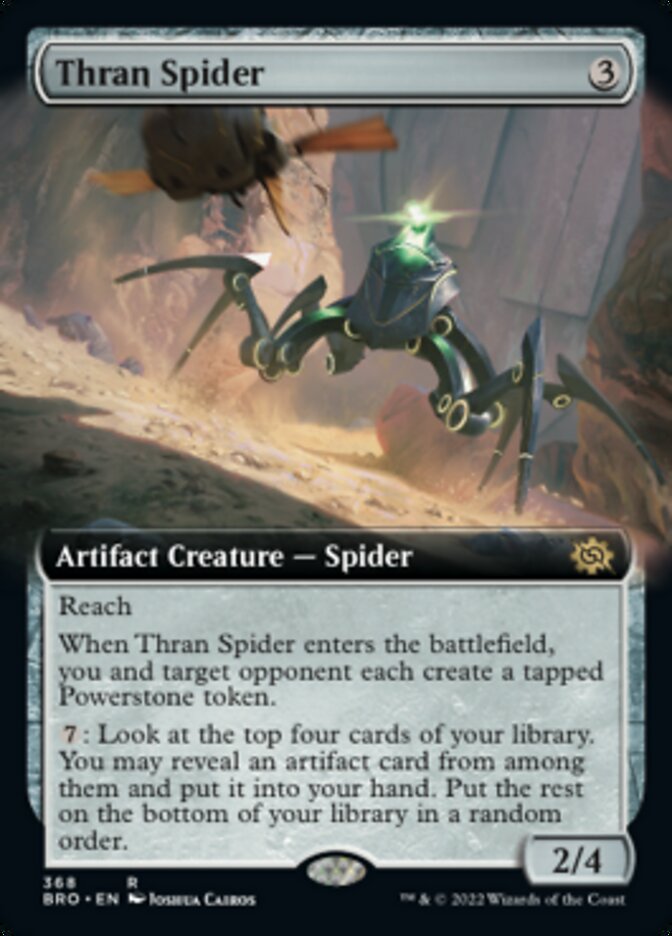 Thran Spider (Extended Art) [The Brothers' War] Foil