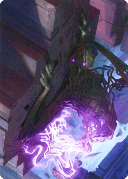 Skyclave Shade // Skyclave Shade  [Zendikar Rising Art Series] (Borderless)