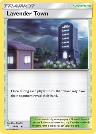 Lavender Town (147/181) [Sun & Moon: Team Up] Reverse Holofoil