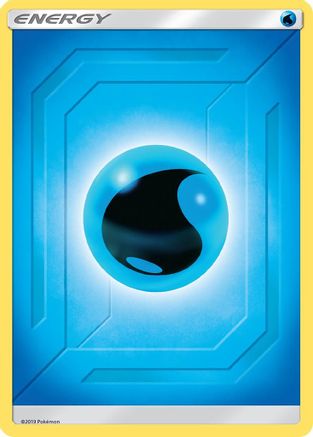 Water Energy (2019 Unnumbered) [Sun & Moon: Team Up] Reverse Holofoil
