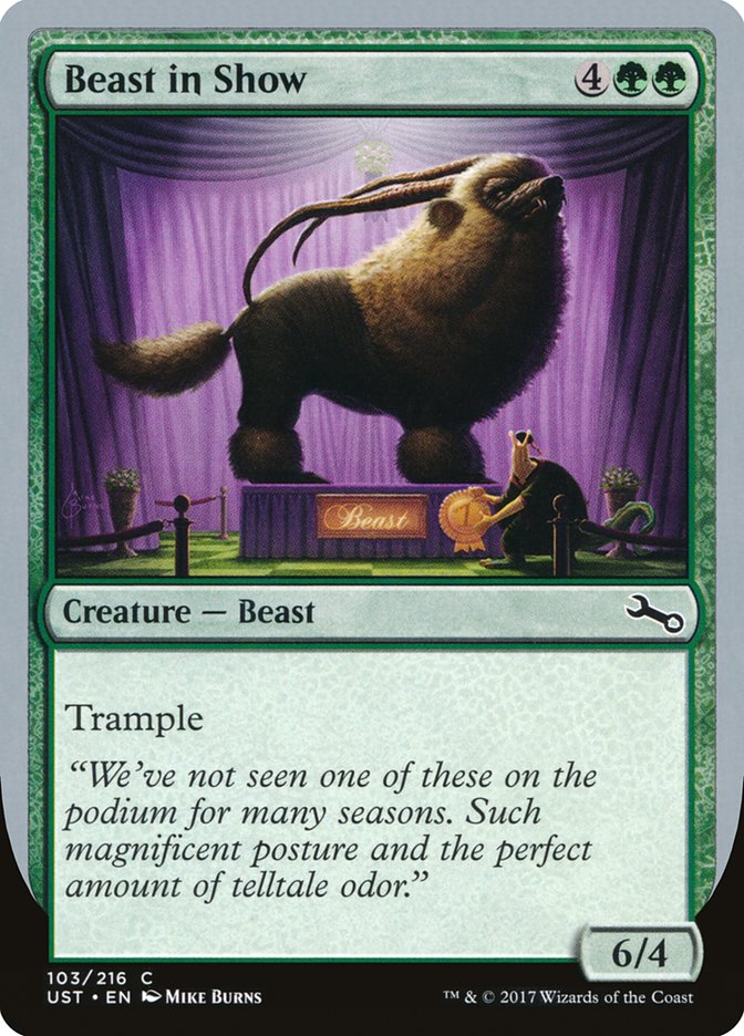 Beast in Show ("We've not seen one...") [Unstable] Foil