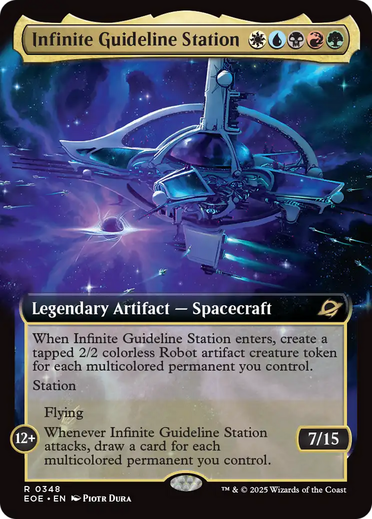 Infinite Guideline Station (Extended Art) [Edge of Eternities] Foil