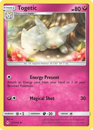 Togetic (137/214) [Sun & Moon: Unbroken Bonds] Reverse Holofoil