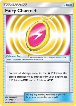 Fairy Charm Lightning (172/214) [Sun & Moon: Unbroken Bonds] Reverse Holofoil