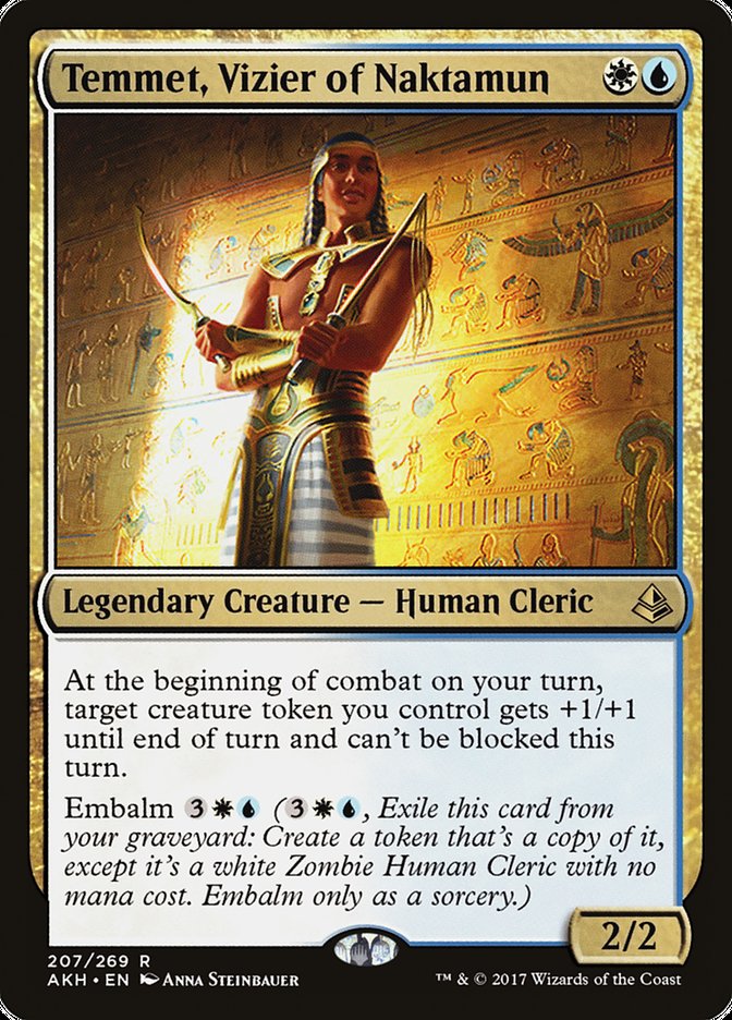 Temmet, Vizier of Naktamun [Amonkhet] Foil