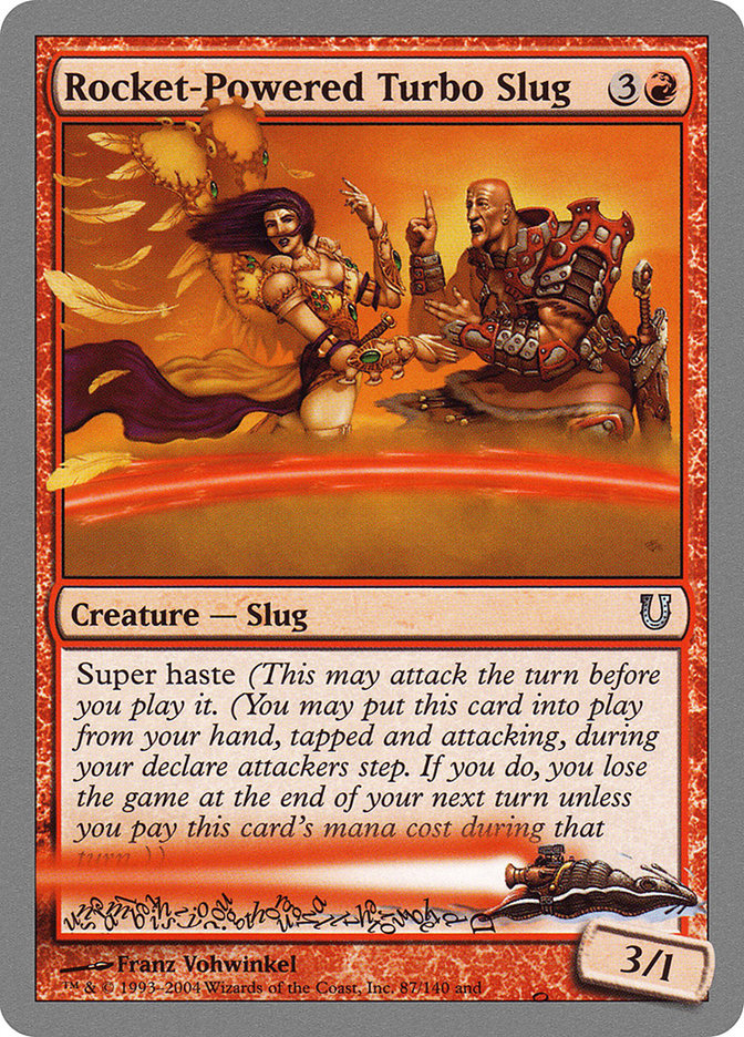 Rocket-Powered Turbo Slug [Unhinged] Foil