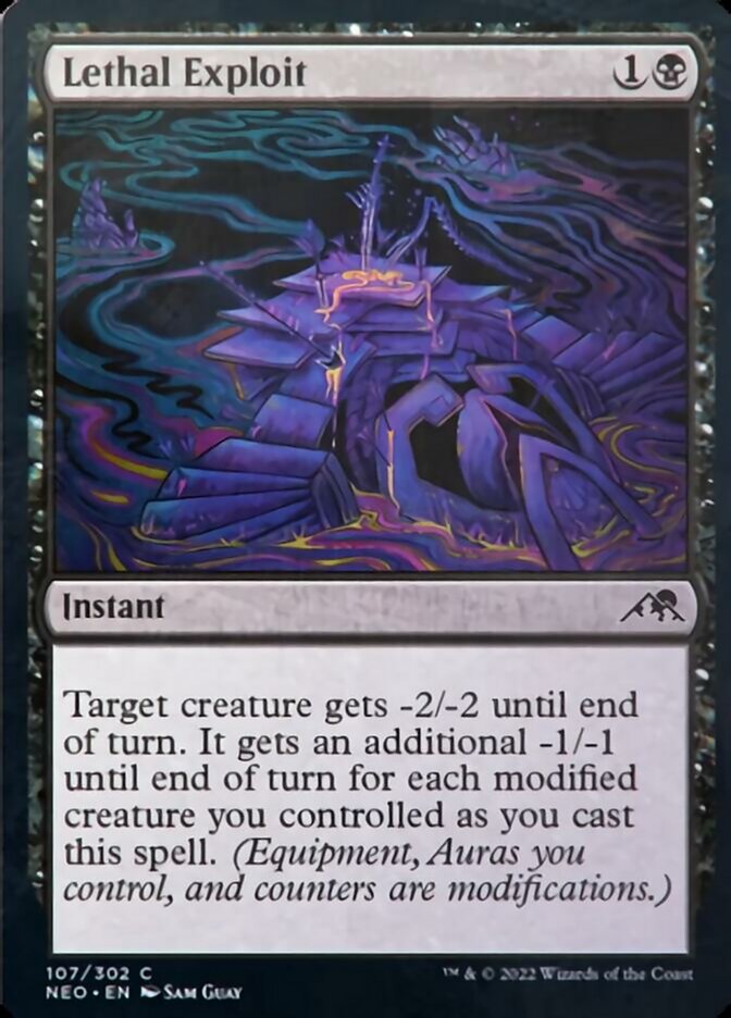 Lethal Exploit [Kamigawa: Neon Dynasty] Foil