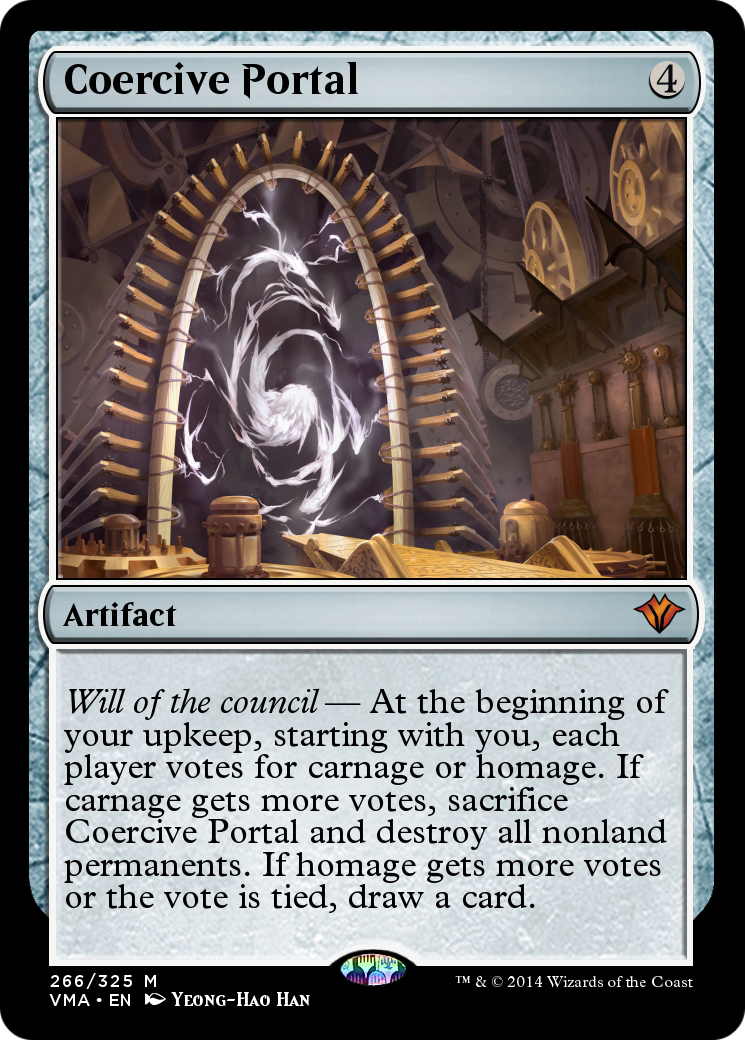 Coercive Portal  [Vintage Masters] Foil