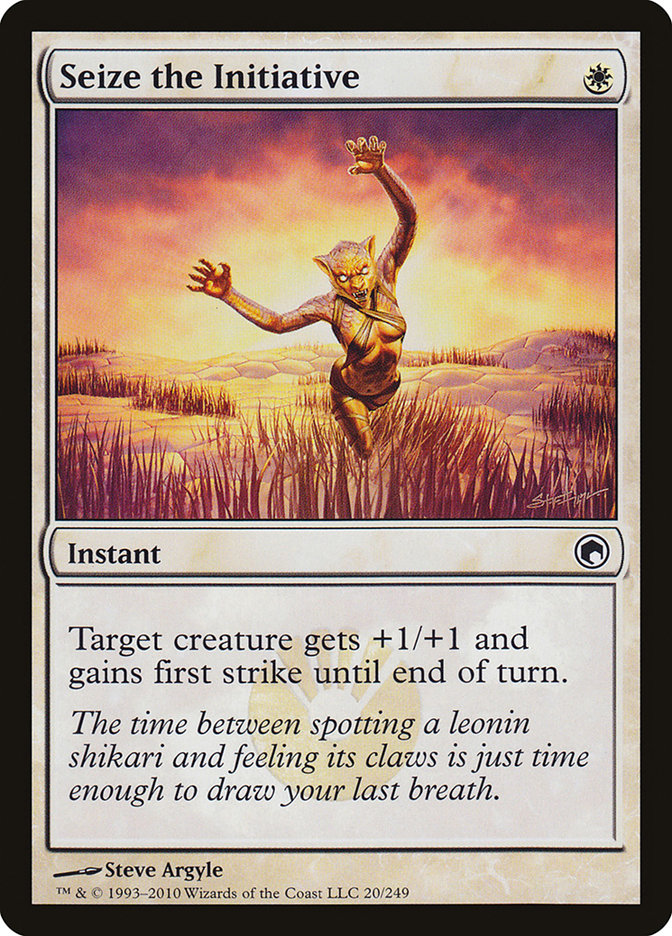 Seize the Initiative [Scars of Mirrodin] Foil