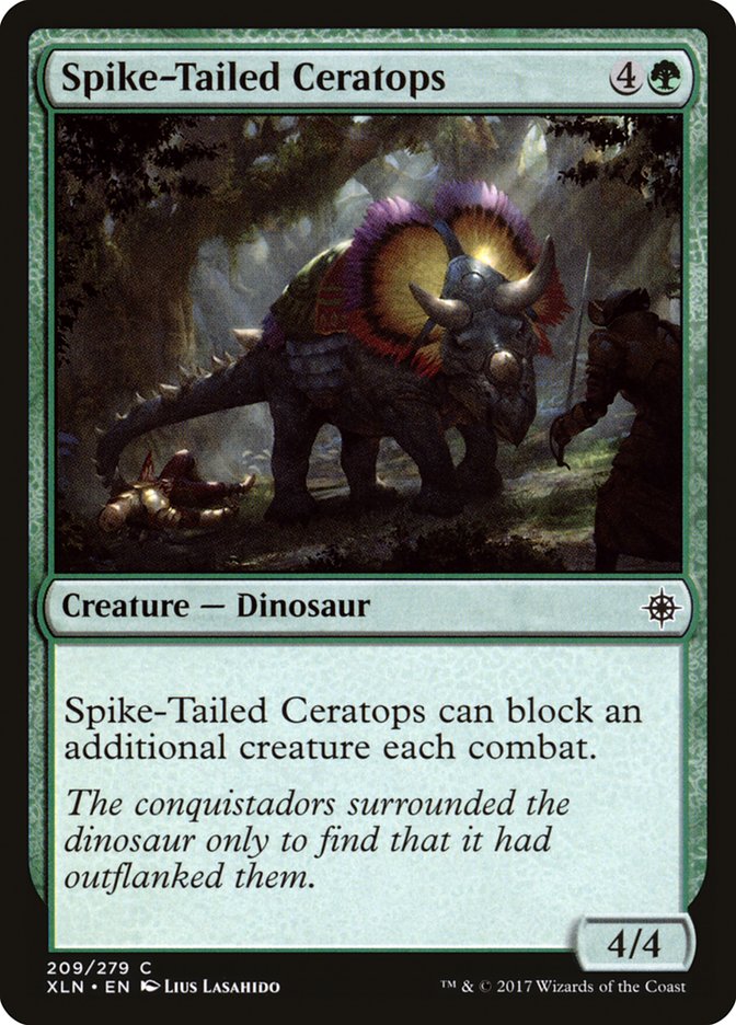 Spike-Tailed Ceratops [Ixalan] Foil