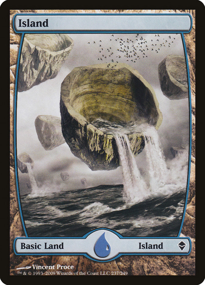 Island (237) [Zendikar] Foil
