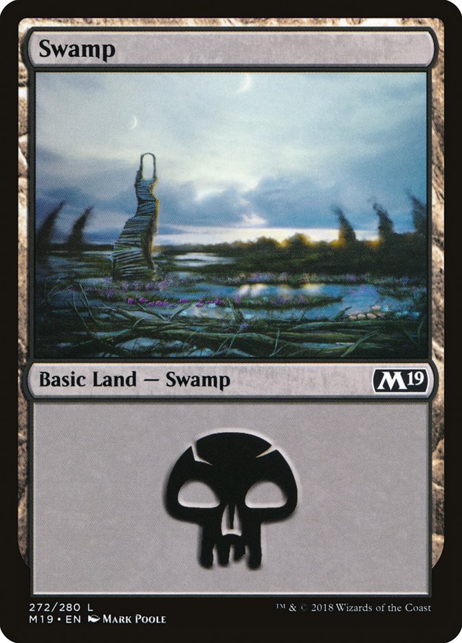 Swamp (272) [Core Set 2019] Foil