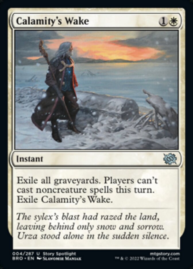 Calamity's Wake [The Brothers' War] Foil