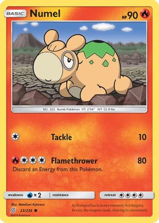 Numel (23/236) [Sun & Moon: Unified Minds] Reverse Holofoil