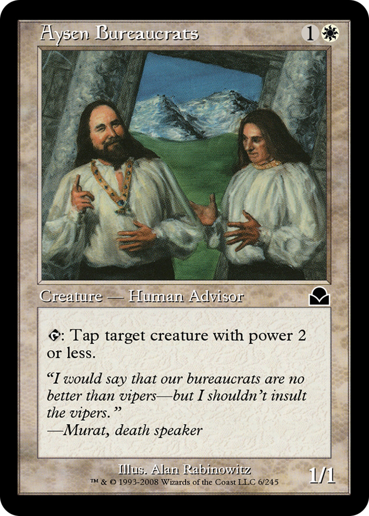 Aysen Bureaucrats  [Masters Edition II]