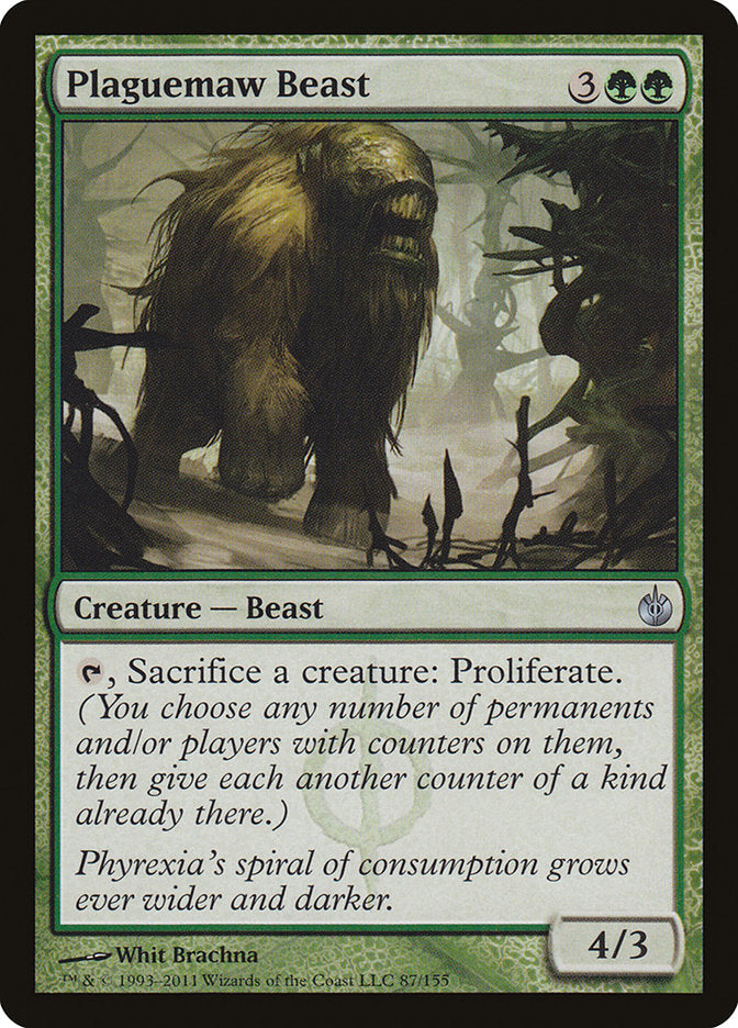 Plaguemaw Beast [Mirrodin Besieged] Foil